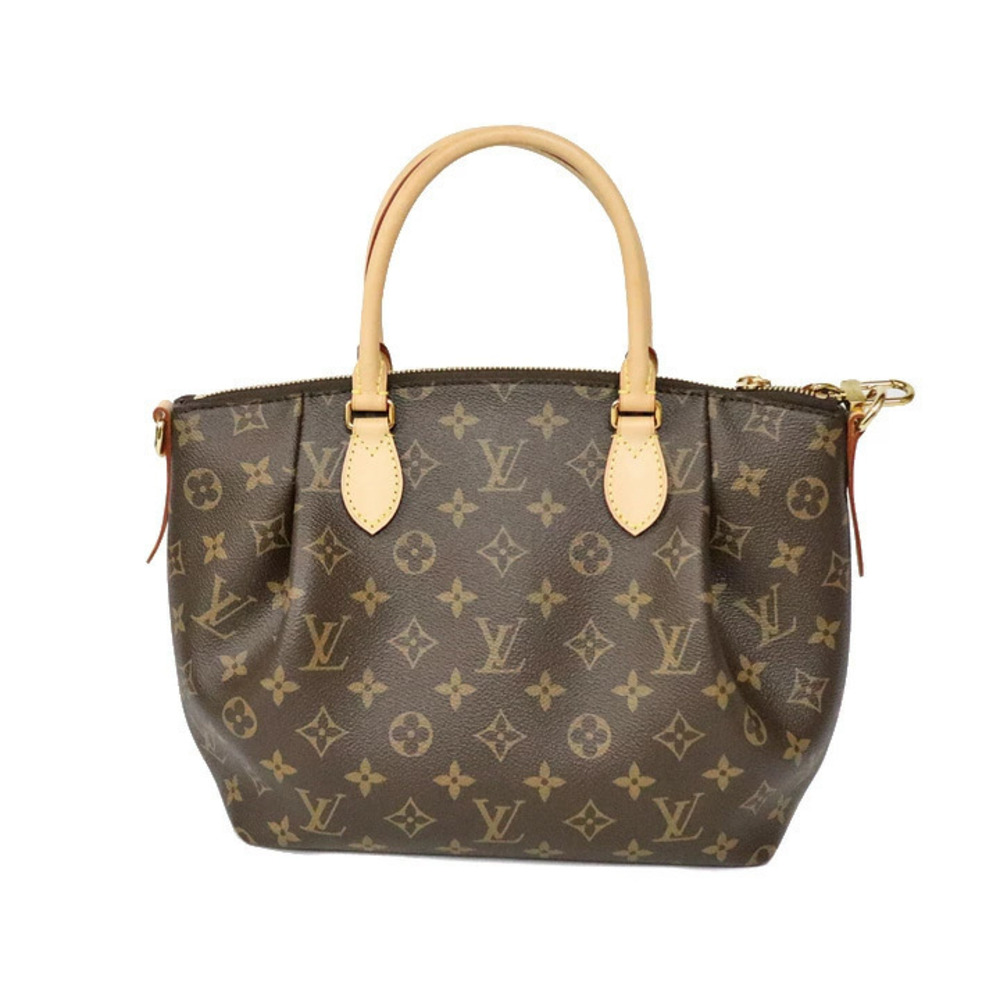 Louis Vuitton Brown Monogram Shoulder Canvas Handbag Turenne Bag
